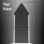 ARROW™ AFM カンチレバーの上方から見たSEMイメージ